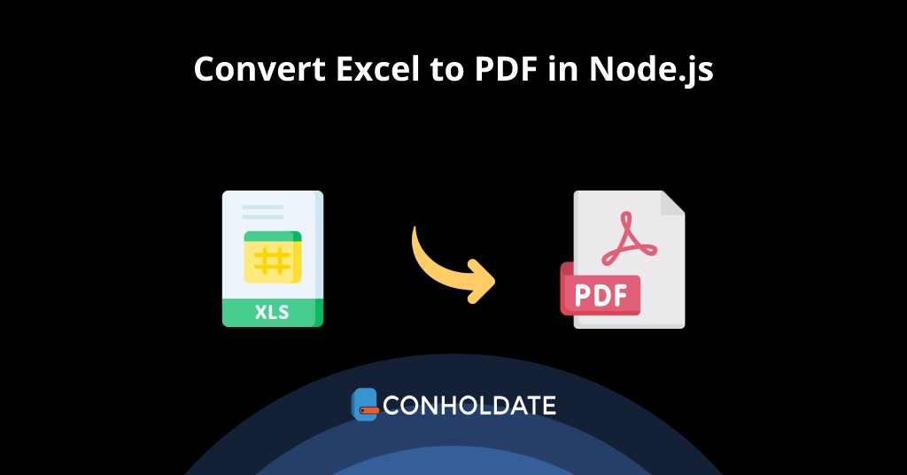 تحويل Excel إلى PDF في Node.js