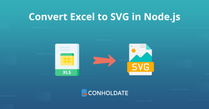 تحويل Excel إلى SVG في Node.js