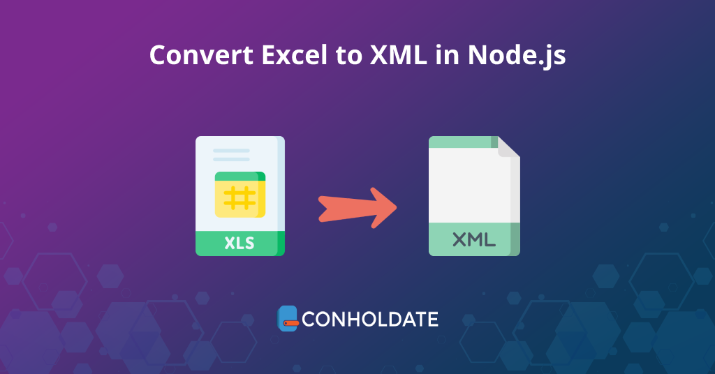 تحويل Excel إلى XML في Node.js