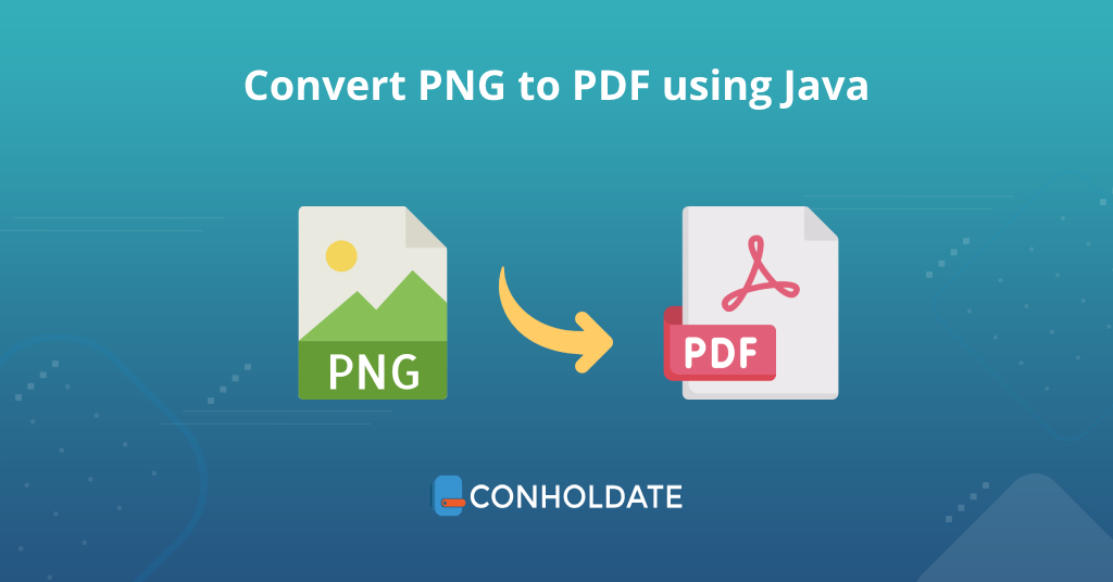 قم بتحويل PNG إلى PDF باستخدام Java