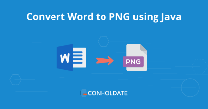 تحويل Word إلى PNG باستخدام Java
