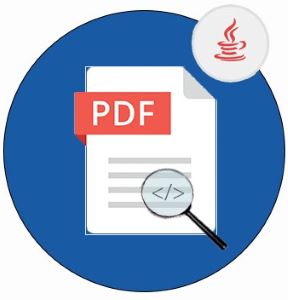 تحرير البيانات الأولية لملفات PDF باستخدام Java