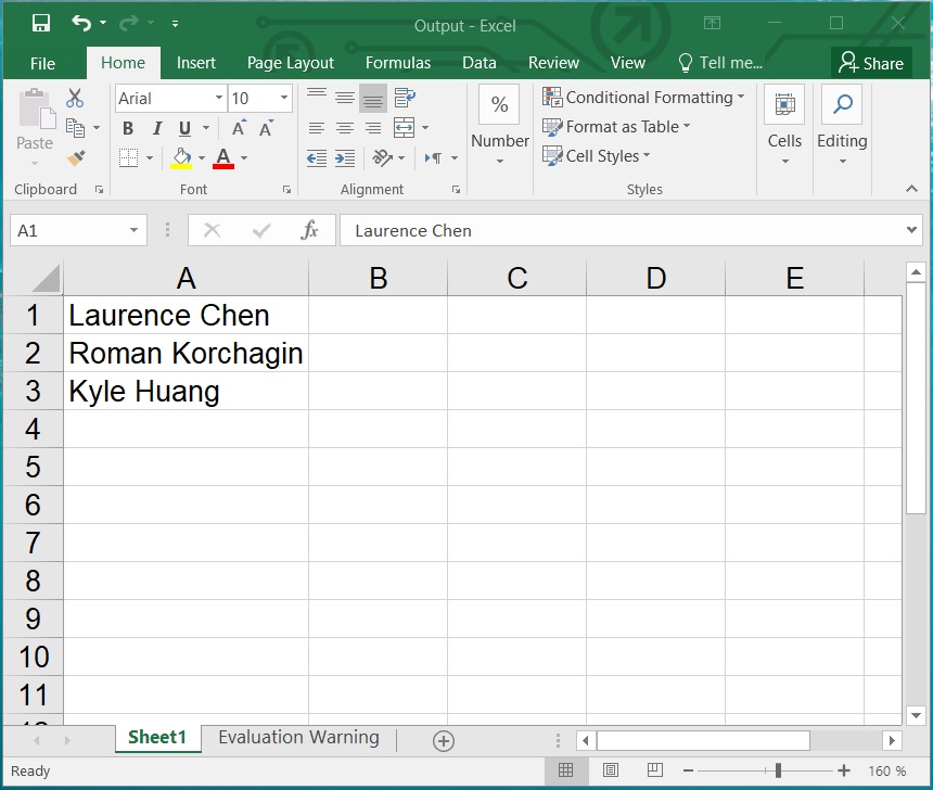 تصدير صفيف إلى Excel في Java