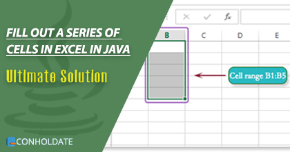 املأ سلسلة من الخلايا في Excel في Java