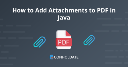 كيفية إضافة المرفقات إلى PDF في Java