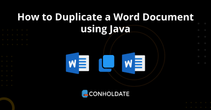 كيفية تكرار مستند Word باستخدام Java