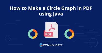 صانع الرسم البياني الدائري - كيفية عمل رسم بياني في PDF باستخدام Java