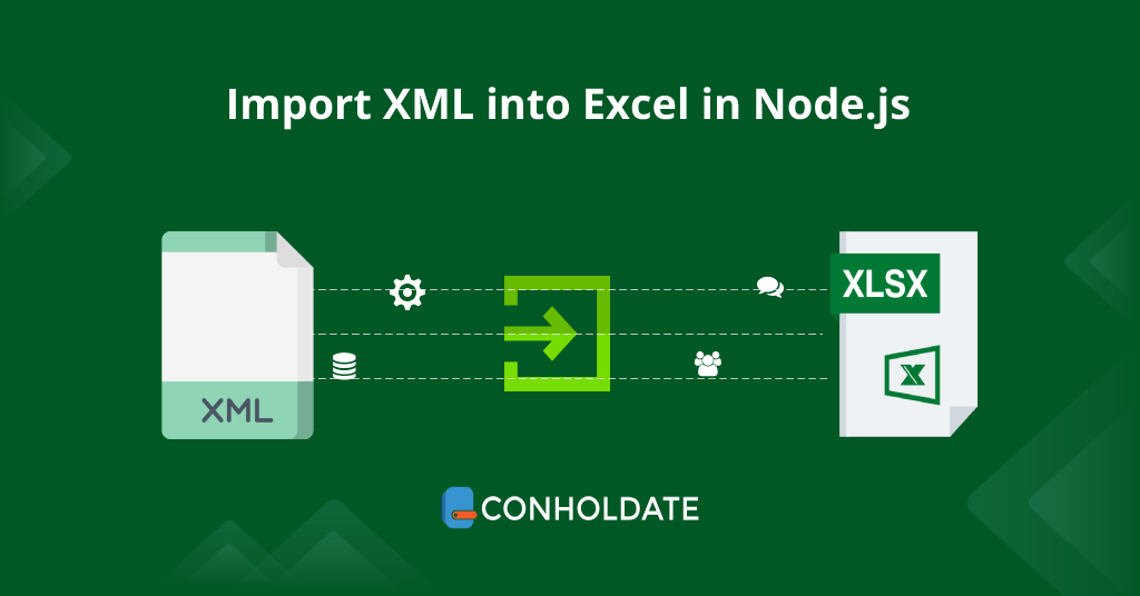 استيراد XML إلى Excel في Node.js