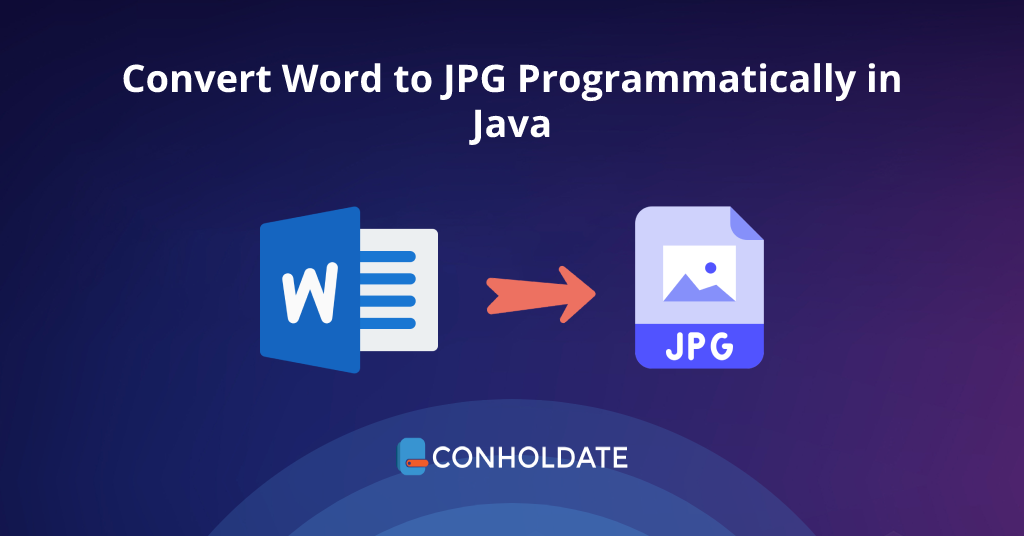Konvertieren Sie Word in Java programmgesteuert in JPG