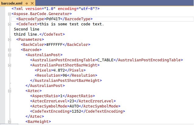 So generieren Sie einen Barcode in XML mit Java.