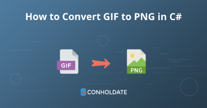 So konvertieren Sie GIF in PNG in C#