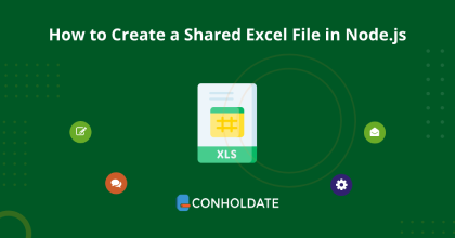 So erstellen Sie eine freigegebene Excel-Datei in Nodejs