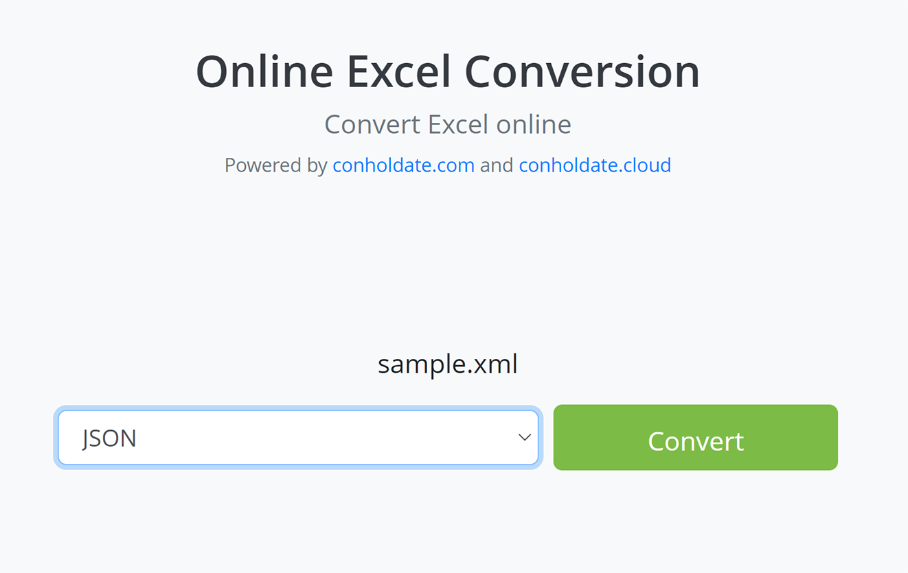 Convertidor de XML a JSON en línea
