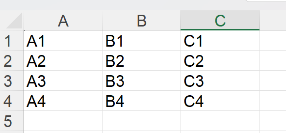 Java Insertar datos en un rango de celdas en Excel