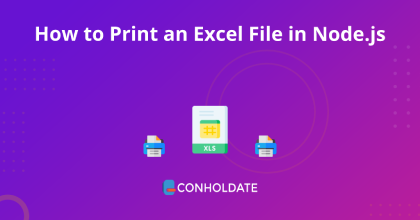 Cómo imprimir un archivo de Excel en Node.js