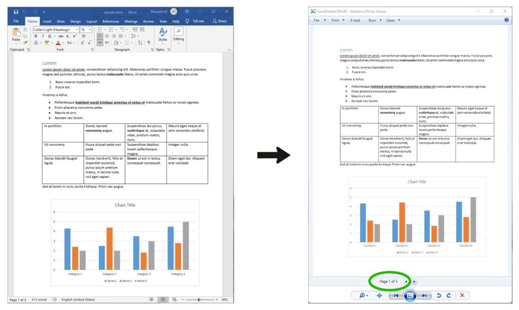 تبدیل سند ورد به TIFF در C# .