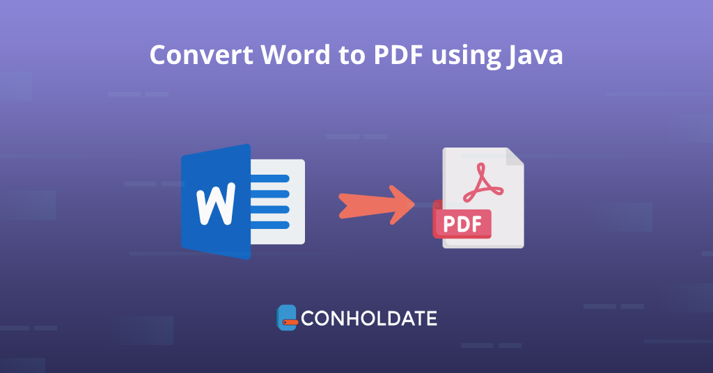کاهش فایل Word به PDF با استفاده از جاوا