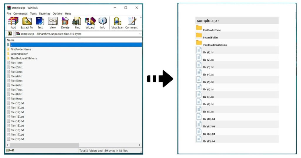 فشرده‌سازی آرشیوهای ZIP به JPG