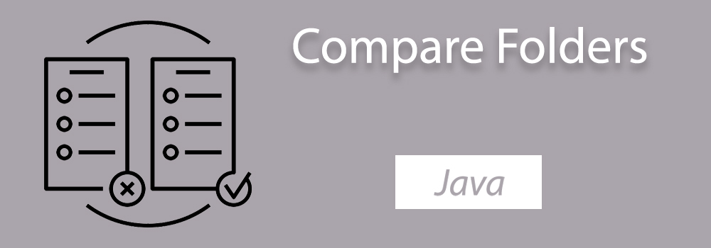 Comparer les dossiers Java