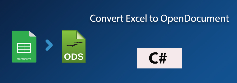 Convertir Excel en ODS ou FODS en C#