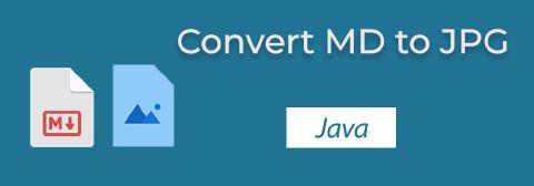 Convertir Markdown en JPG en Java | Exporter Markdown en JPG