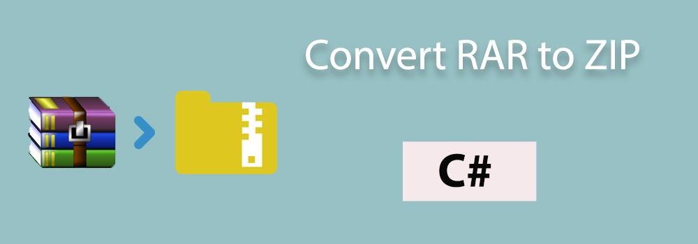 Convertir RAR en ZIP en C#