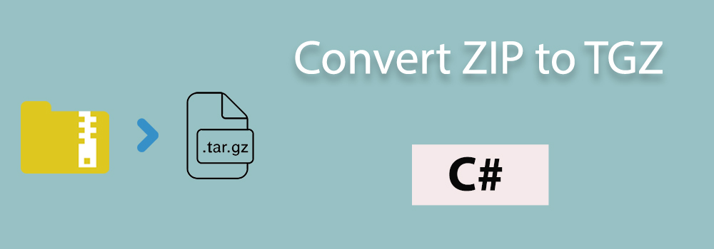 Conversion de ZIP en TGZ en C#
