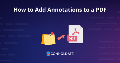 Comment ajouter des annotations à un PDF