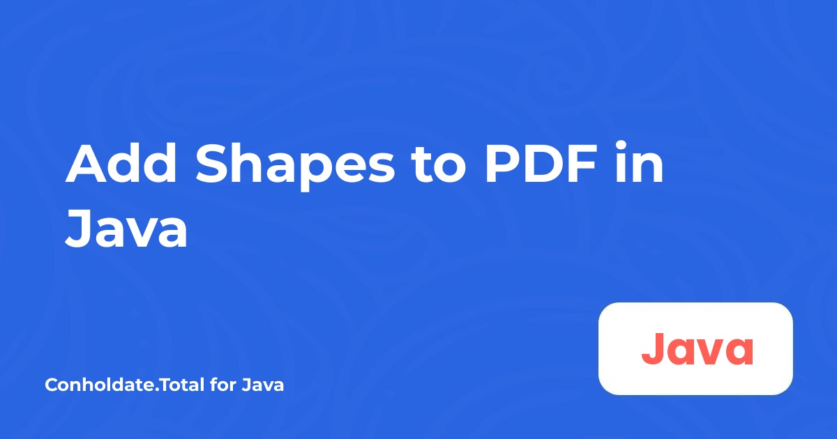 Aggiungere forme a PDF in Java