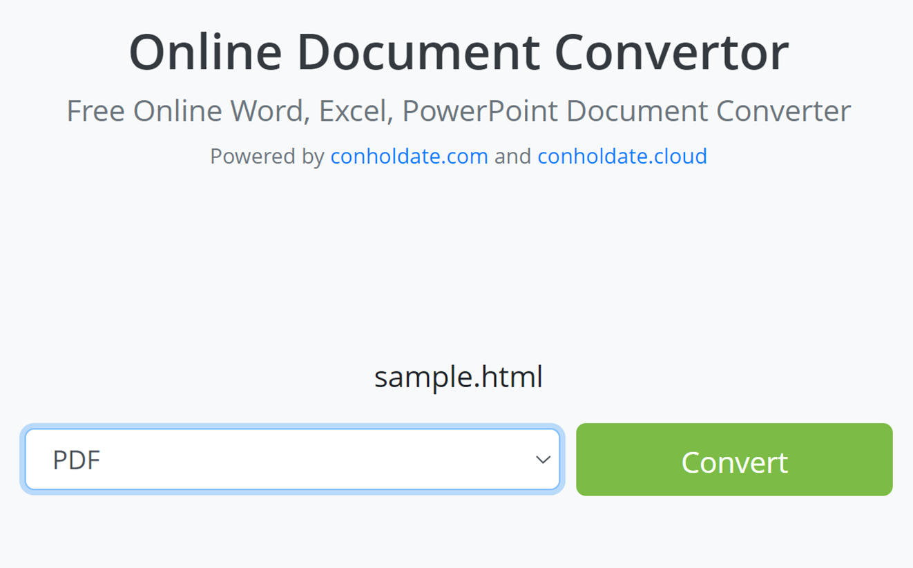 Convertire HTML in Word Online