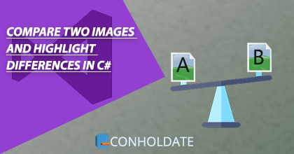 2 つの画像を比較して違いを強調表示する C#