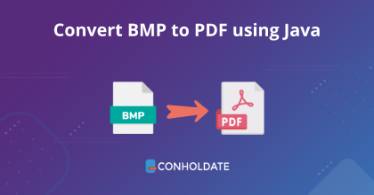 Java を使用して BMP を PDF に変換する