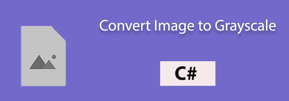 画像をグレースケールに変換 C#