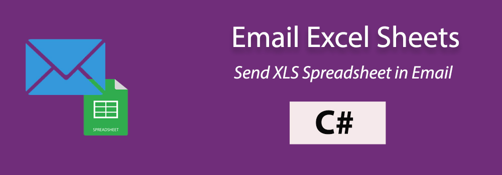 Excel シート C# を電子メールで送信する