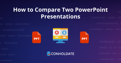 C#에서 두 개의 PowerPoint 파일 비교
