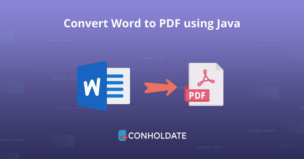 Java를 사용하여 Word를 PDF로 변환