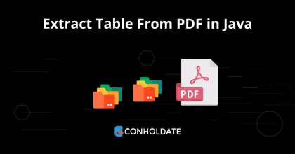 Java의 PDF에서 테이블 추출