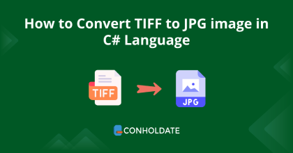 C#에서 TIFF를 JPG 이미지로 변환