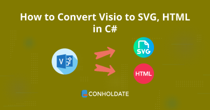 C#에서 Visio를 SVG로 변환하는 방법