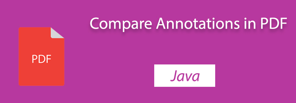 Vergelijk annotaties Java