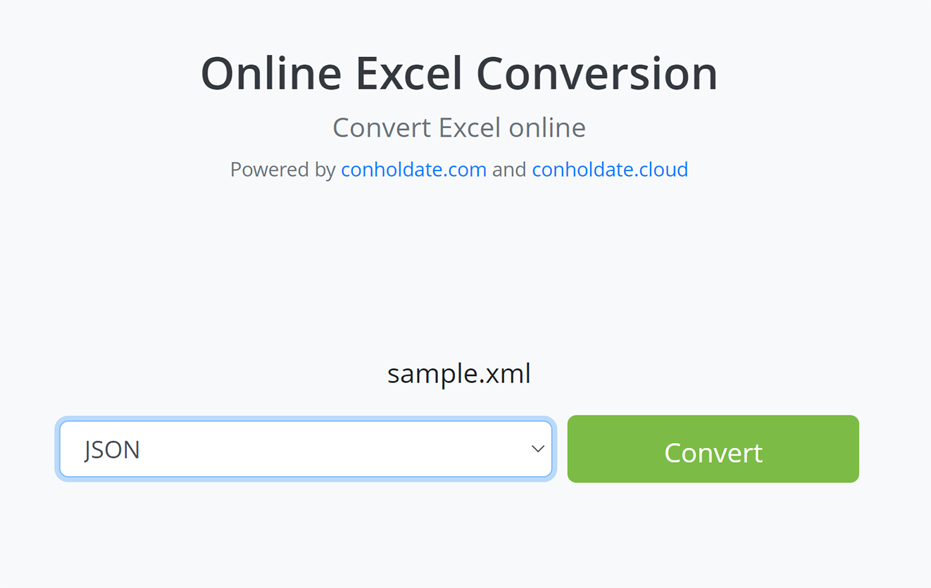 XML naar JSON Online Converter