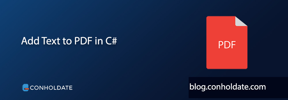 Dodaj tekst do pliku PDF C#