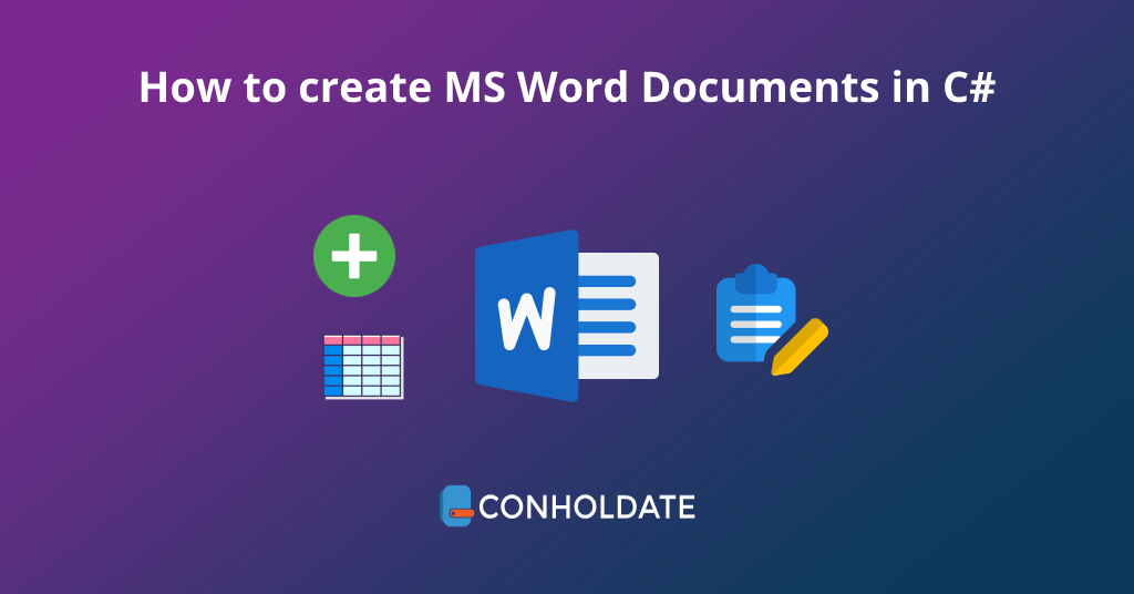 twórz dokumenty MS Word w C#