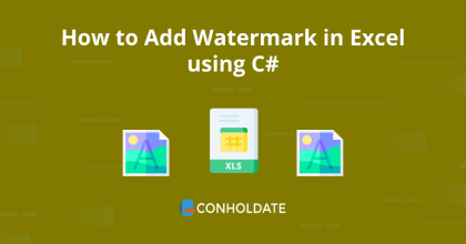 Jak dodać znak wodny w programie Excel przy użyciu języka C#