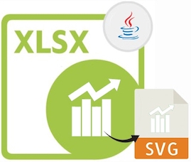 Converter gráficos do Excel para SVG usando Java