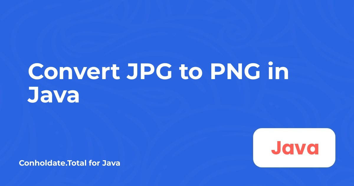 แปลง JPG เป็น PNG ใน Java