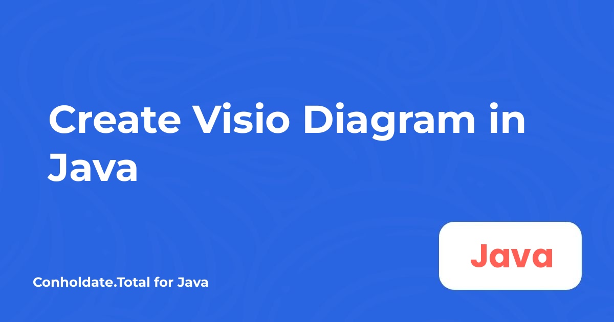 สร้างแผนภาพ Visio ด้วย Java