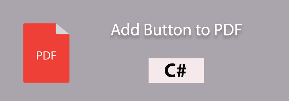 button in PDF C#