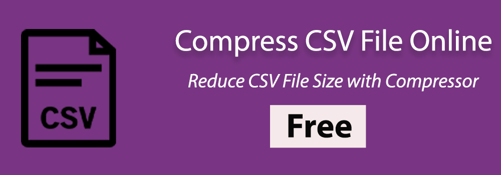 Compress CSV Online