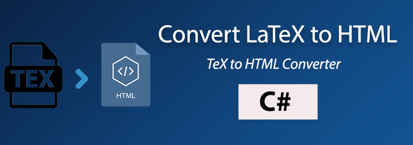 LaTeX to HTML C#